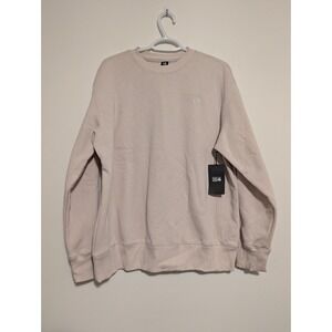 NWT! MOUNTAIN HARD WEAR‎ Cream / Beige Fleece Crew Neck Sweater Women's Size XL